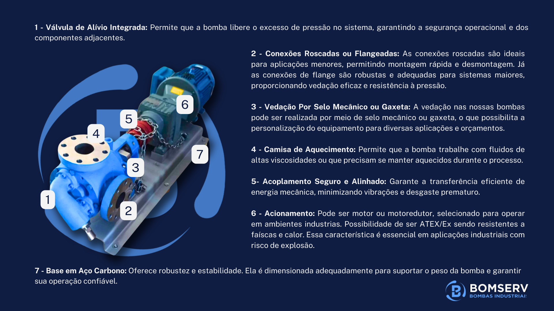 BOMBA DE ENGRENAGEM INTERNA BOMSERV BOMBAS – Apresentação